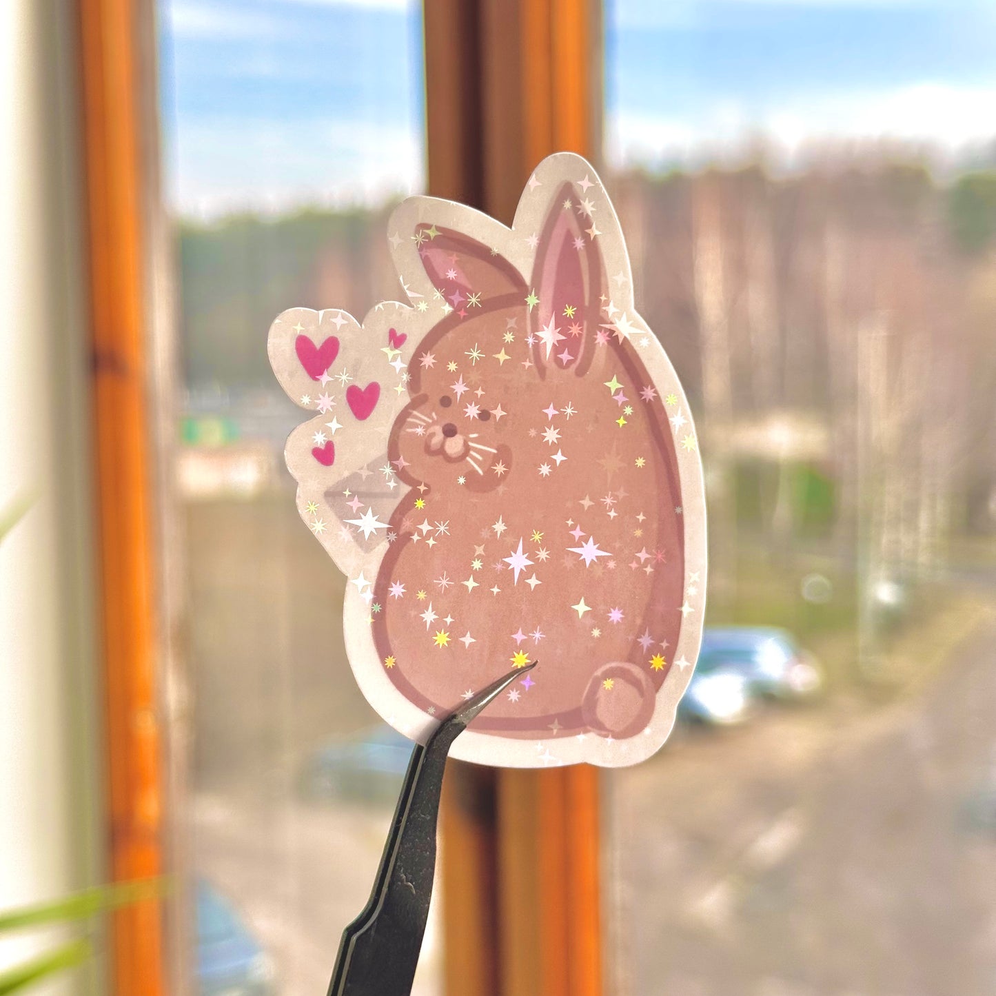 Bunny's love letter sticker