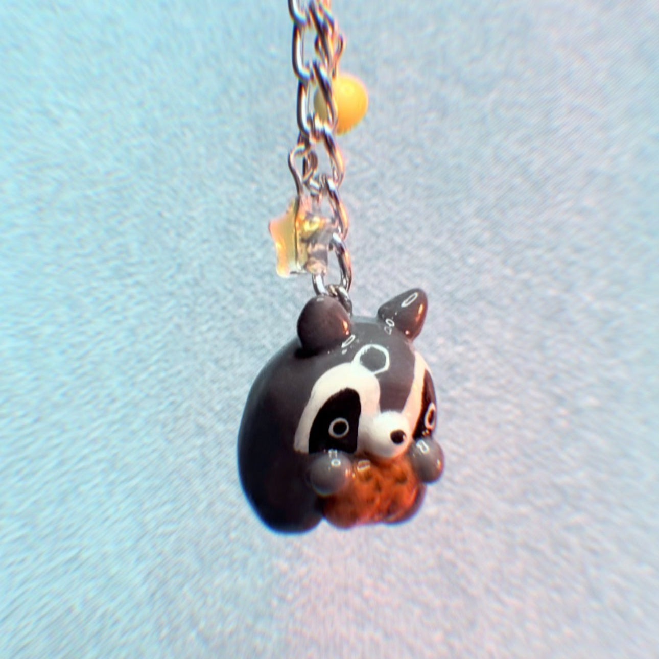 Racoon keychain