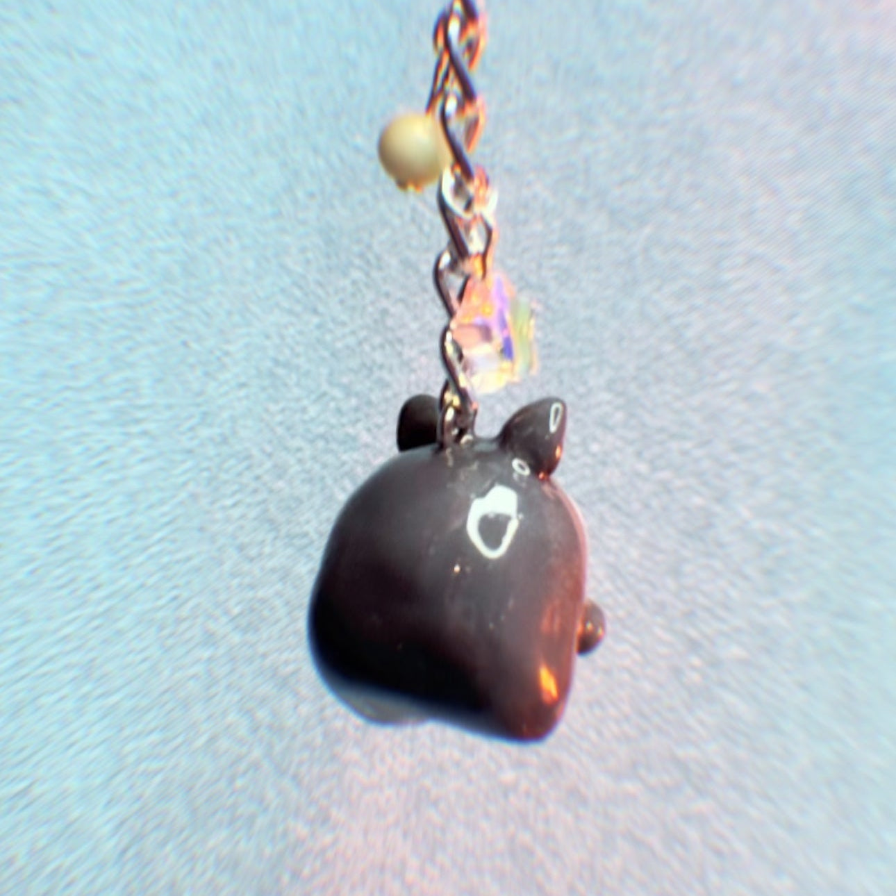 Racoon keychain