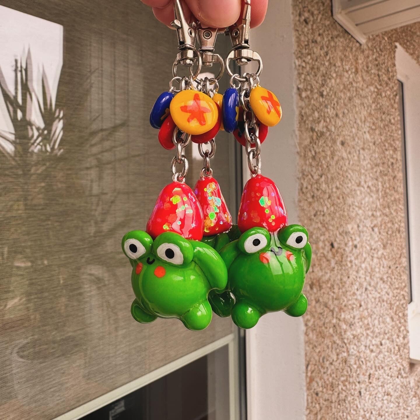Frog keychain