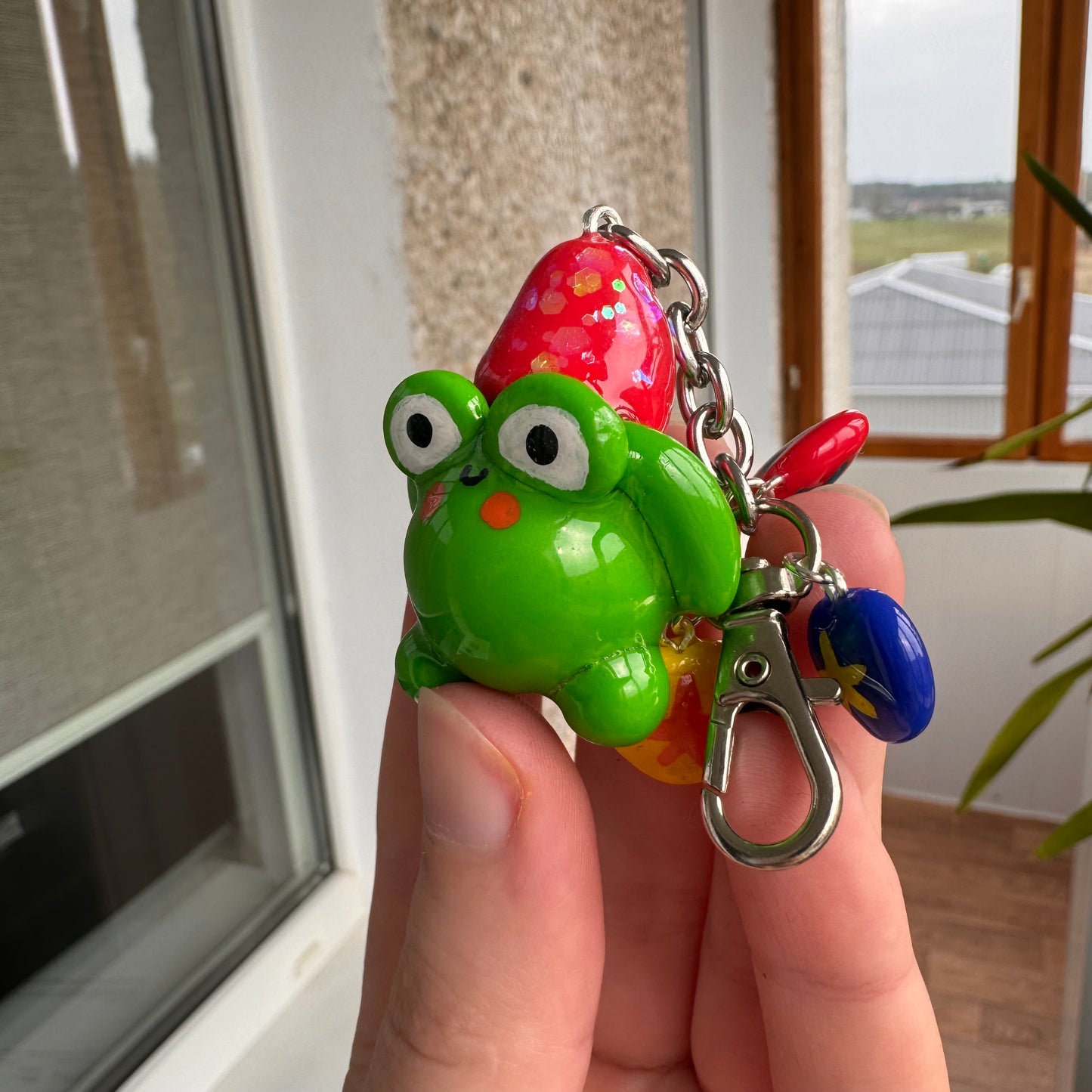 Frog keychain
