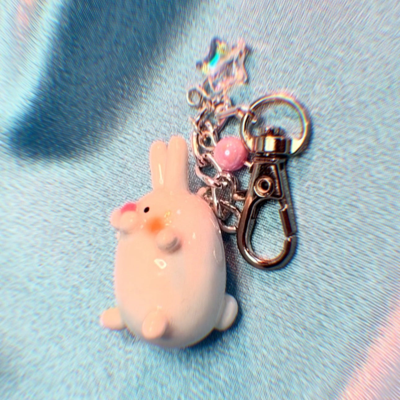 Big bunny keychain