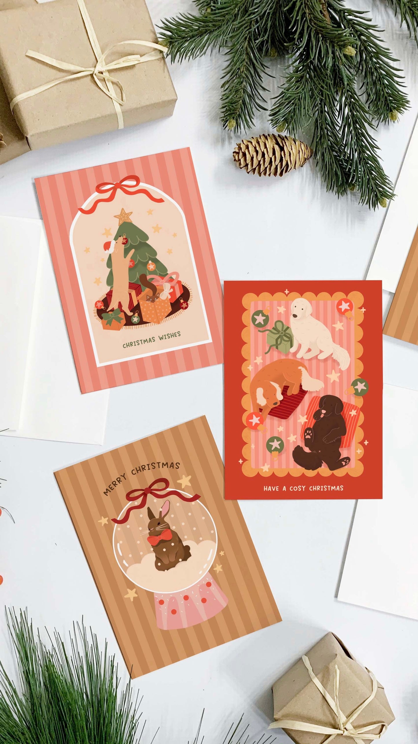 Cozy Christmas gift card