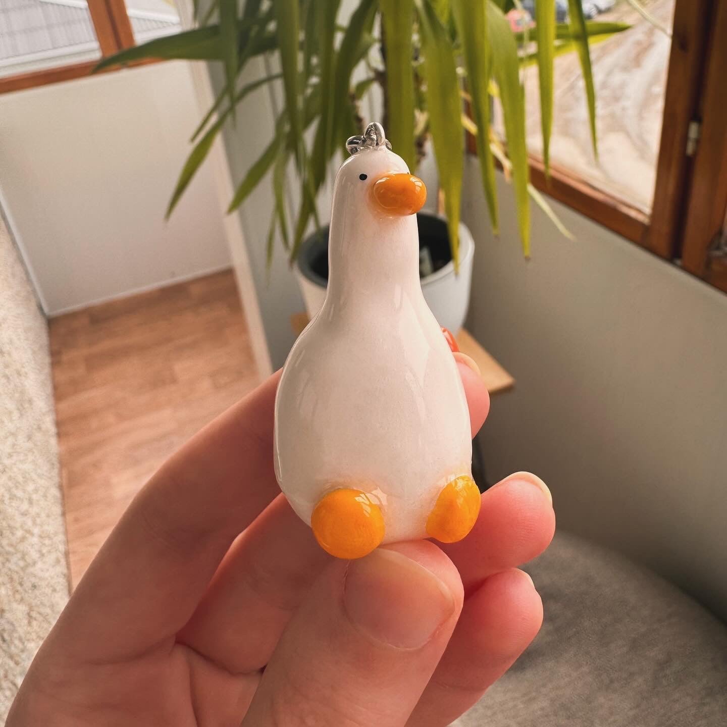 Goose keychain