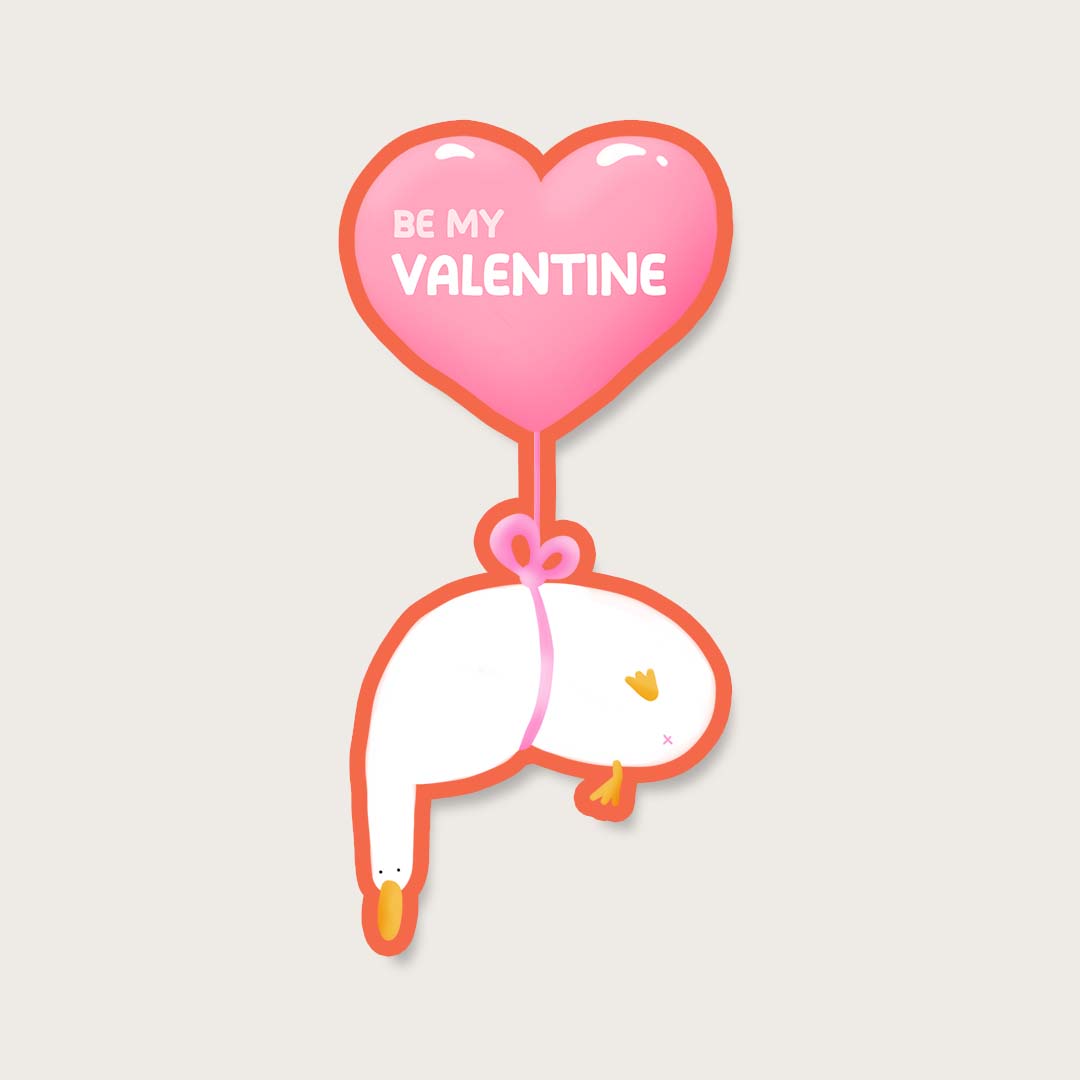 Be my Valentine sticker
