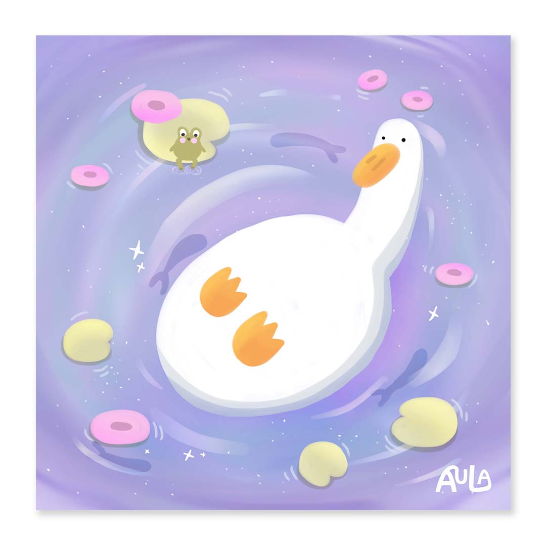 Magical pond print