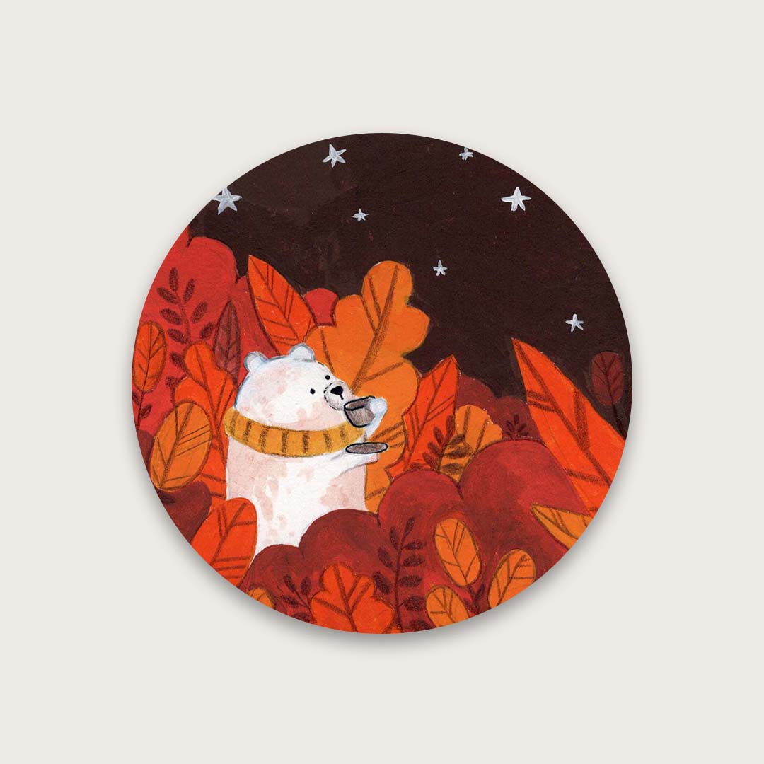 Cacao drink sticker