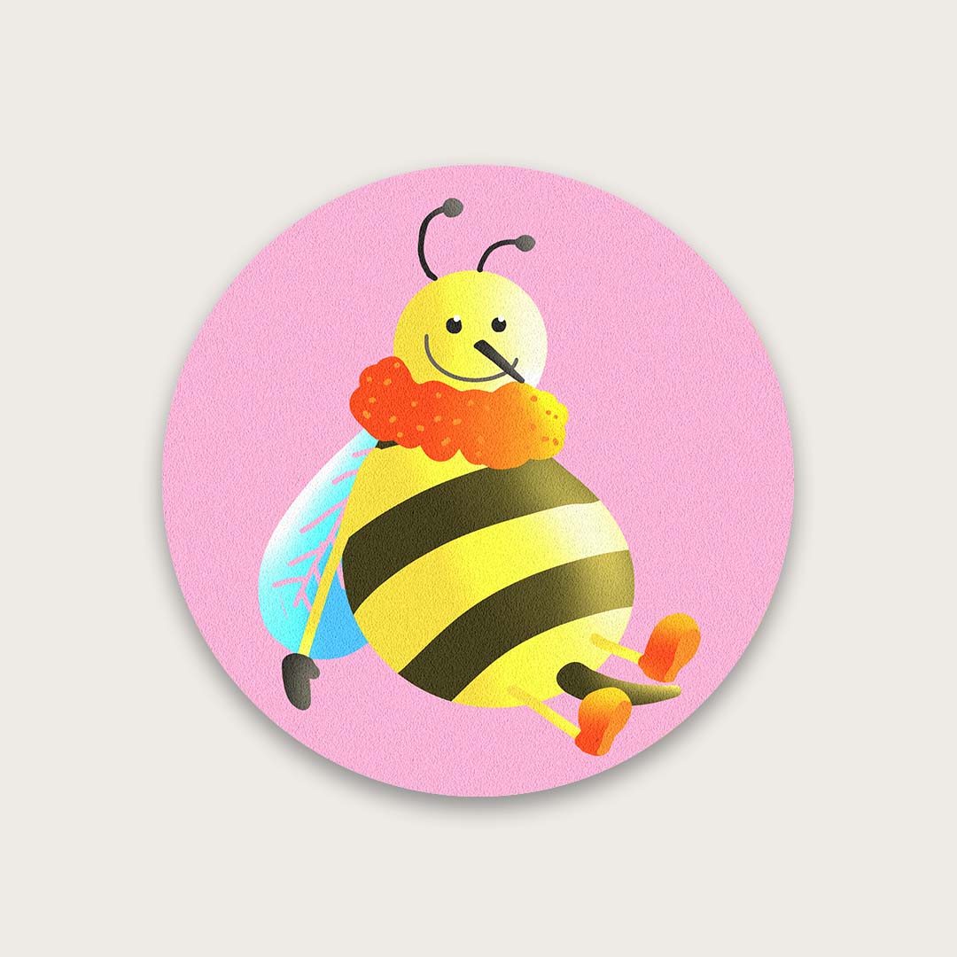 Bee sticker