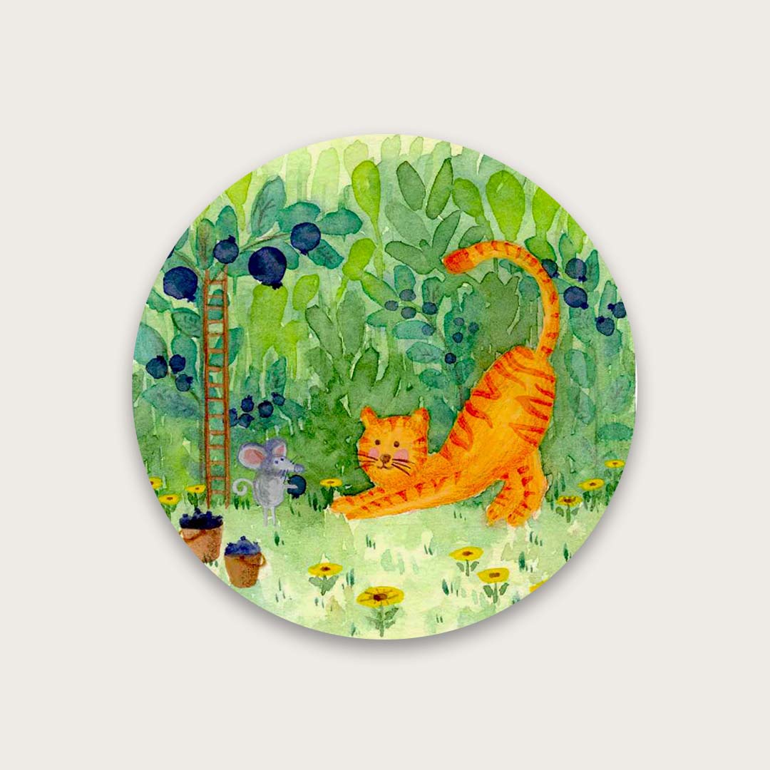 Summer berries sticker