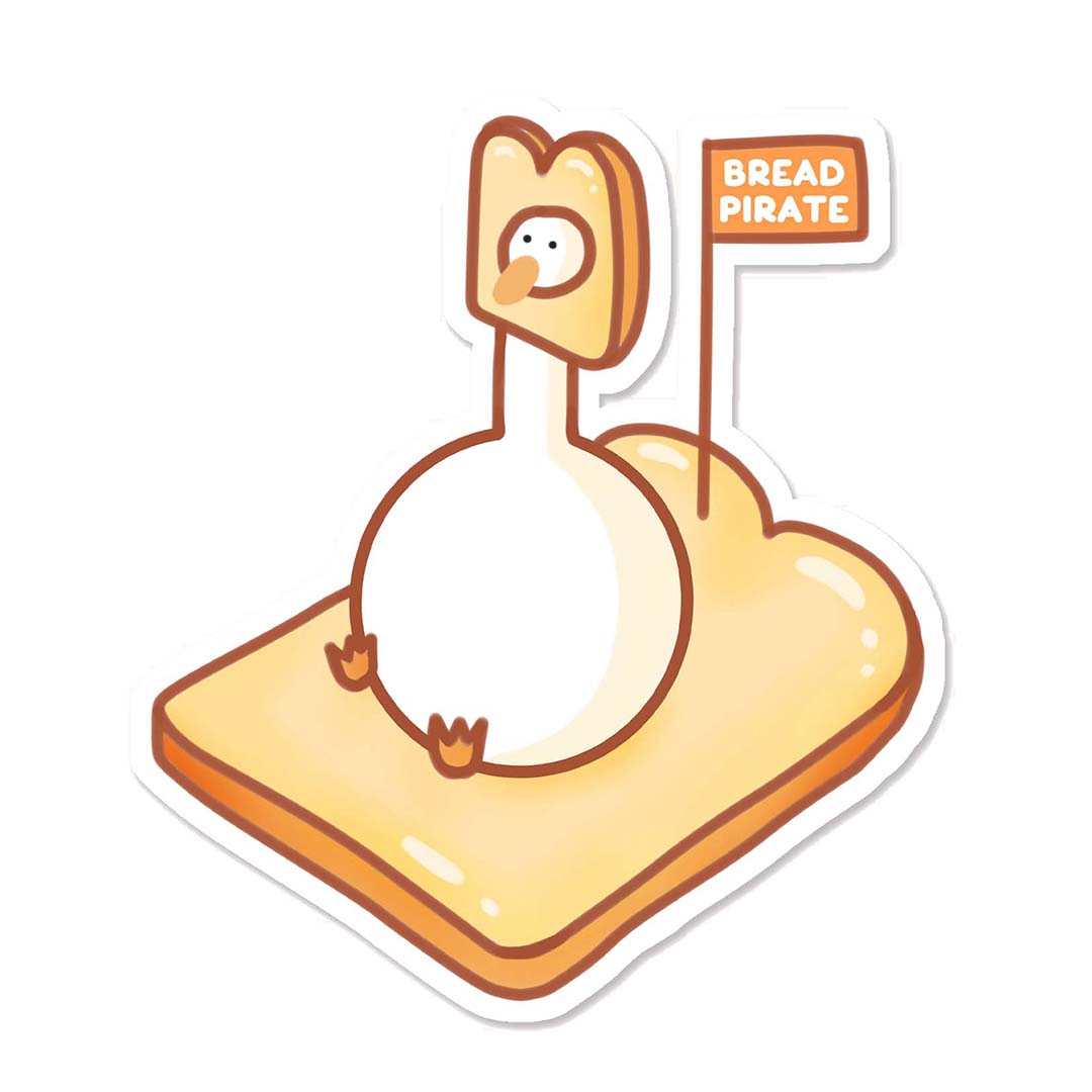 Bread pirate sticker