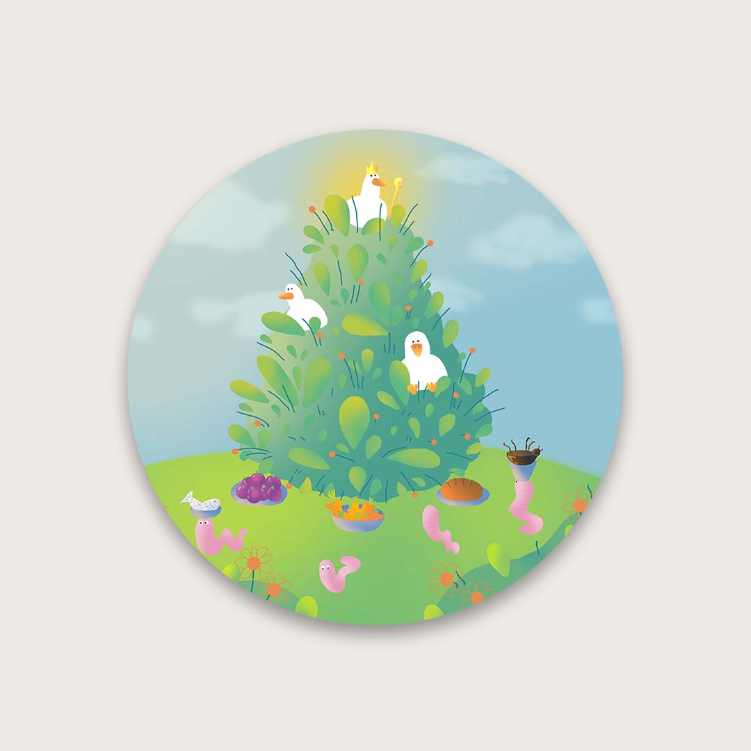 King of the ducks sticker