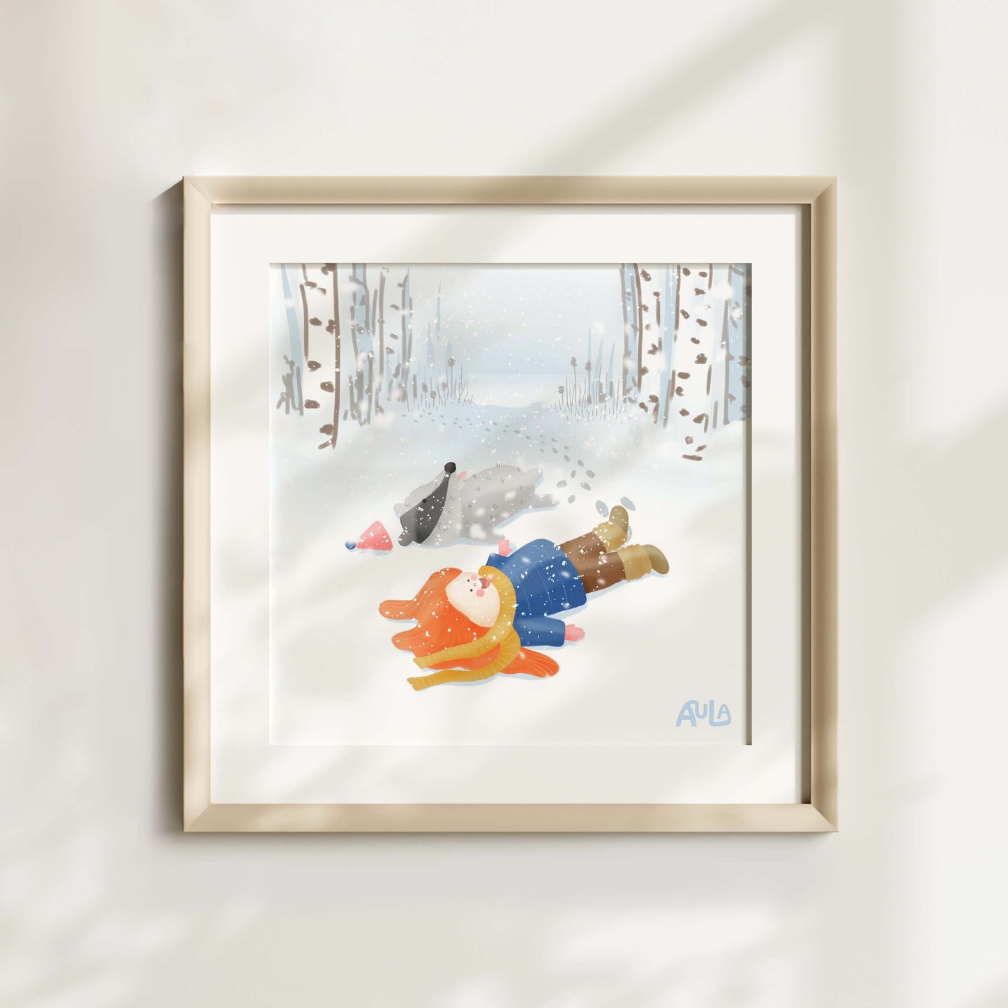 The taste of snowflakes print