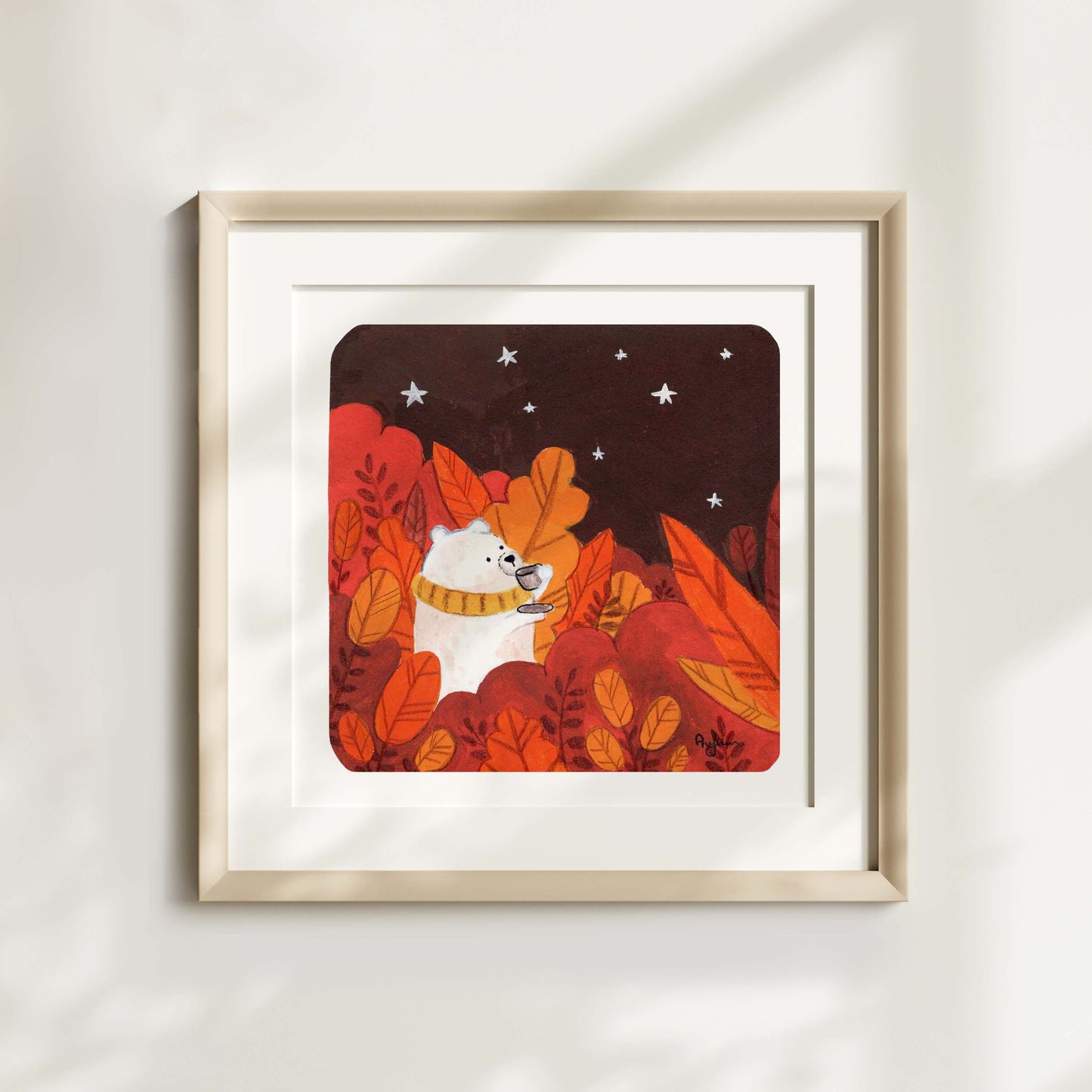 Cacao drink print