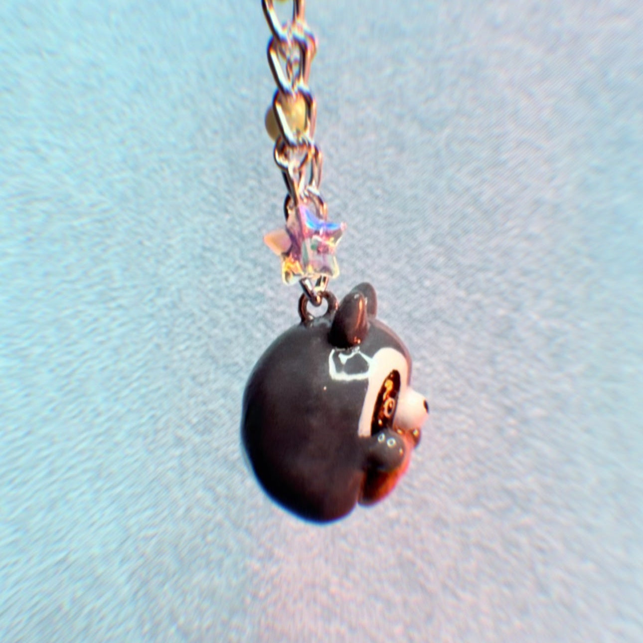 Racoon keychain