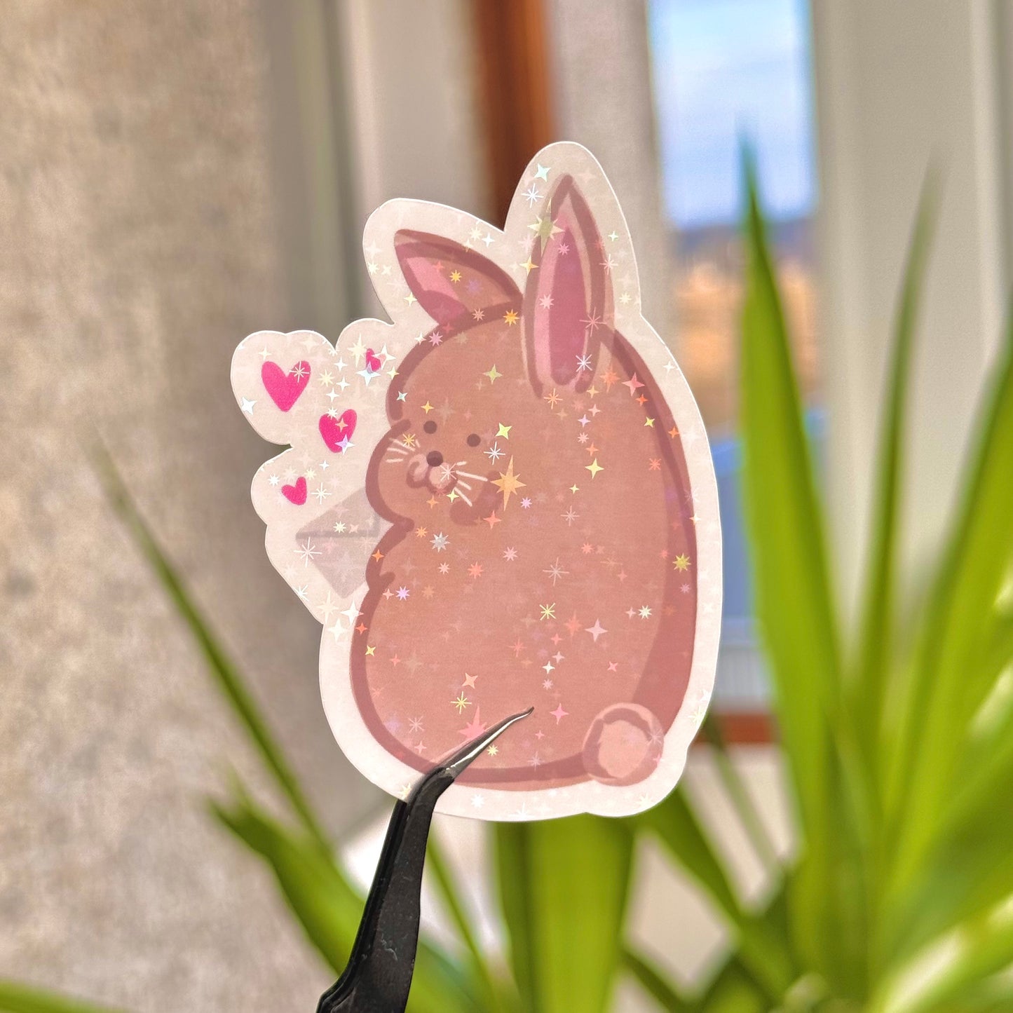 Bunny's love letter sticker