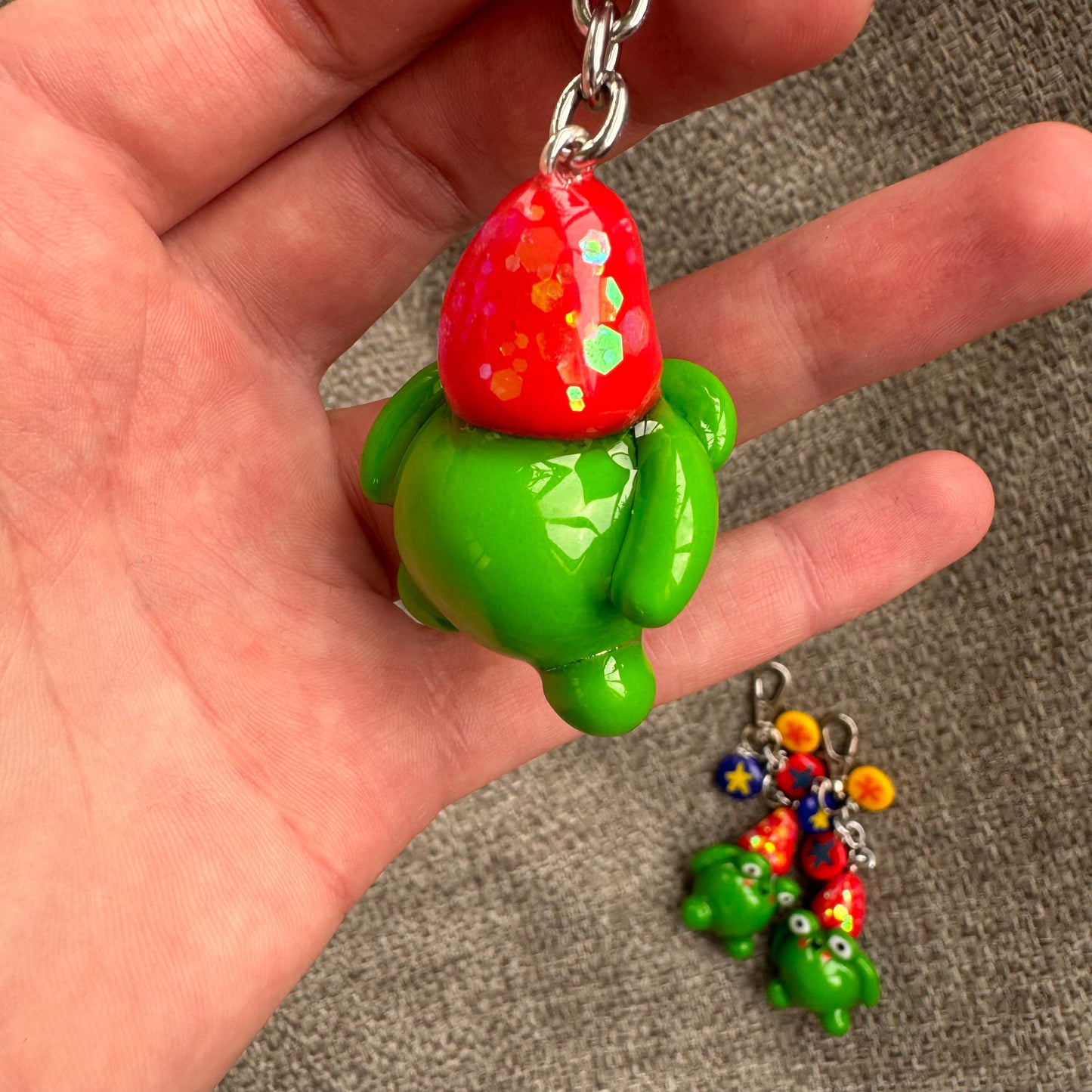 Frog keychain