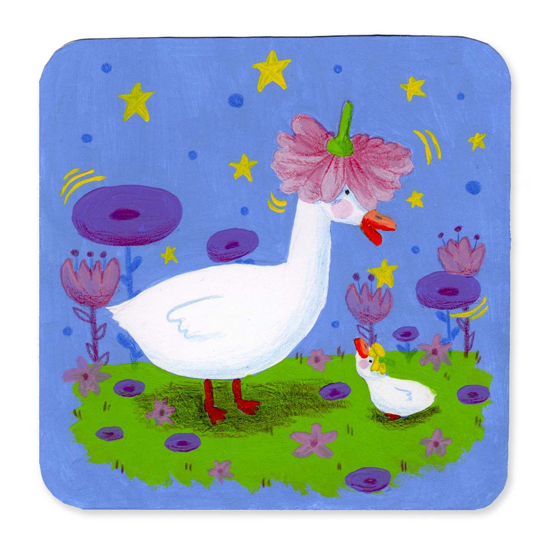 Flower hat print