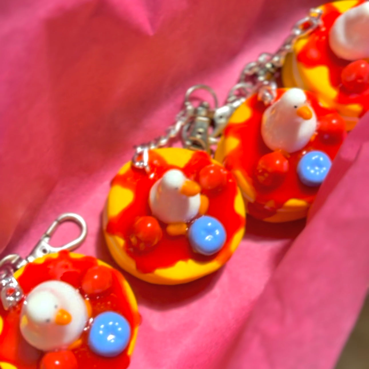Macaroon keychain