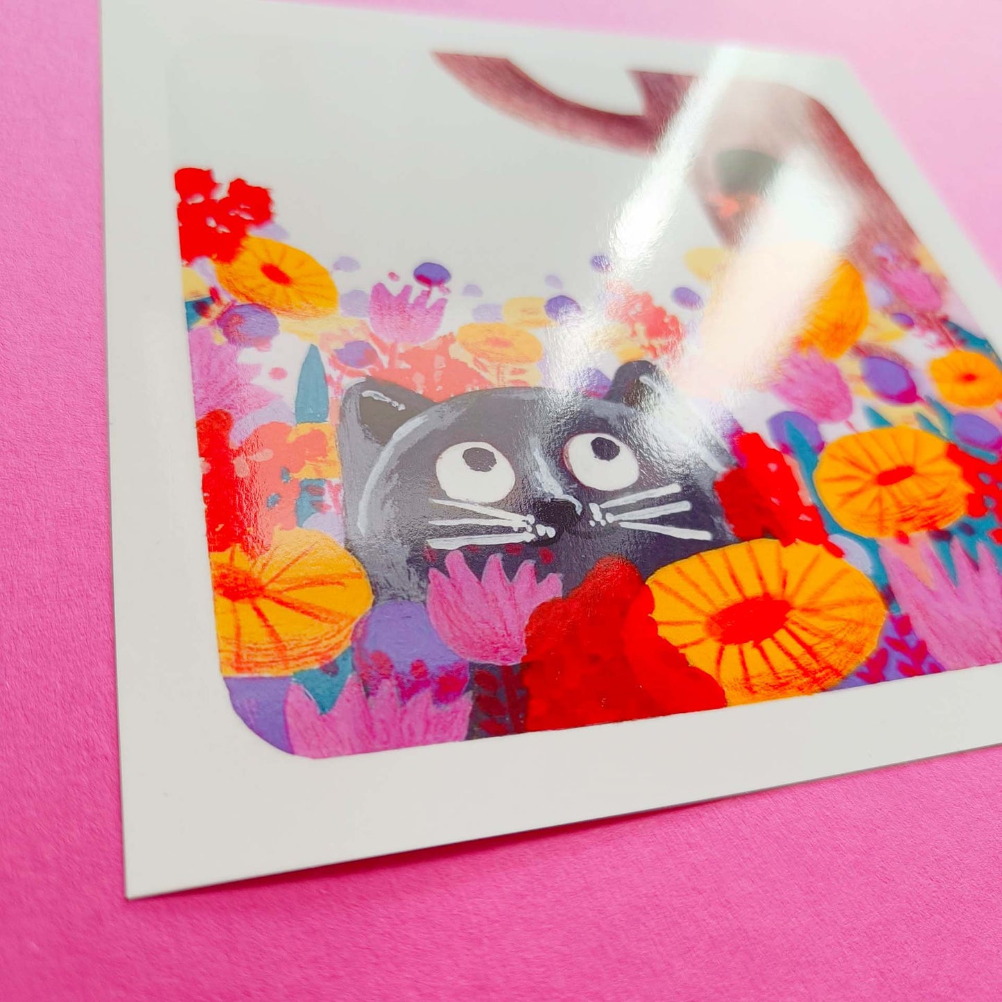Grandma's garden visitors print