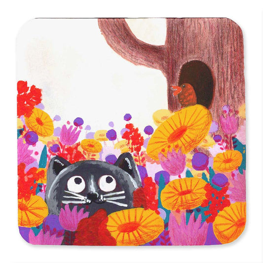 Grandma's garden visitors print