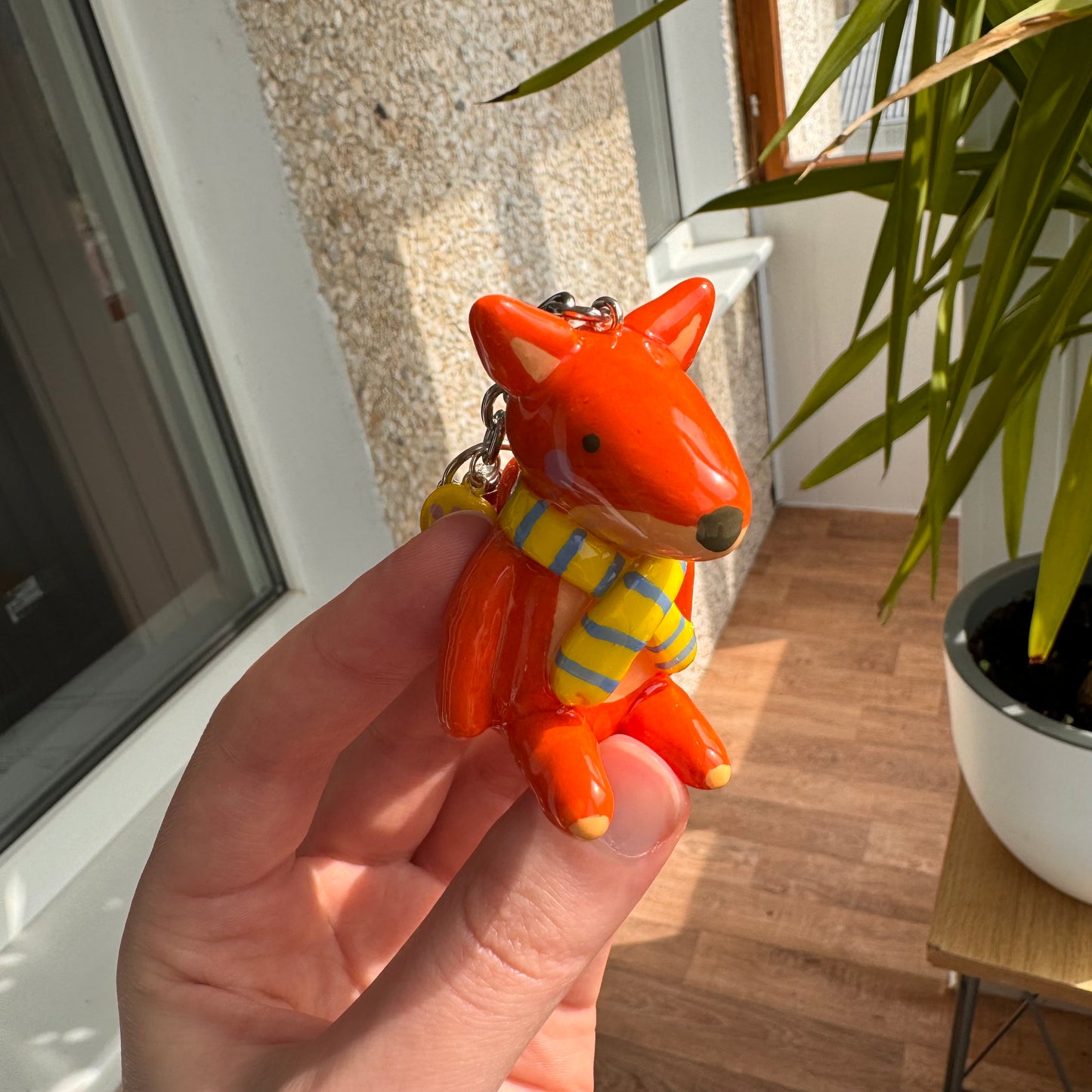 Red fox keychain