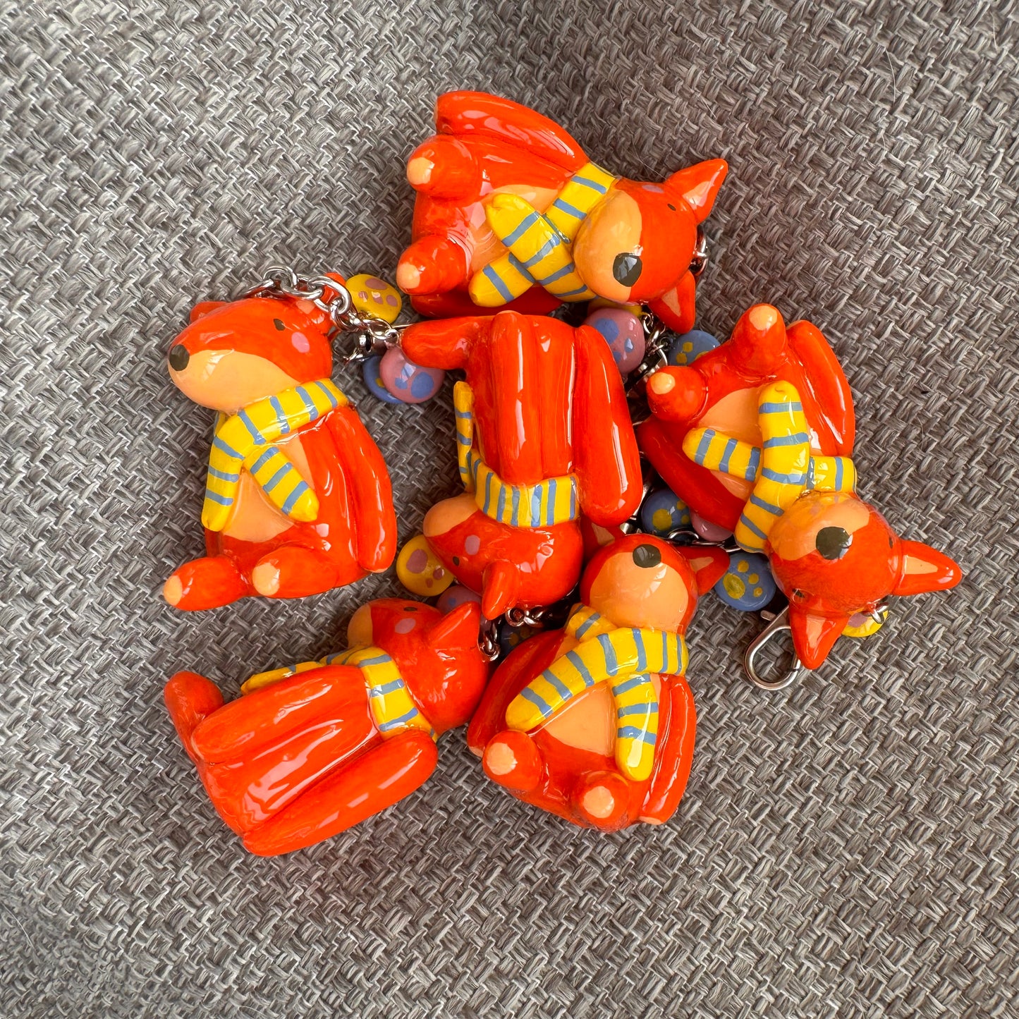 Red fox keychain