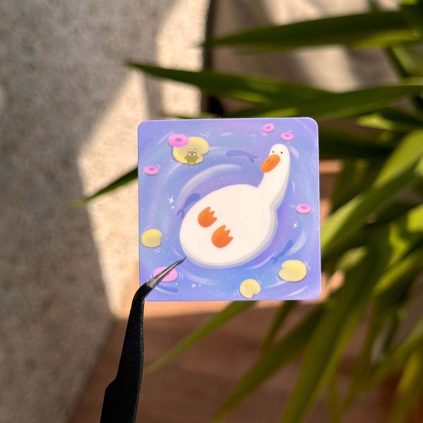 Magical pond sticker