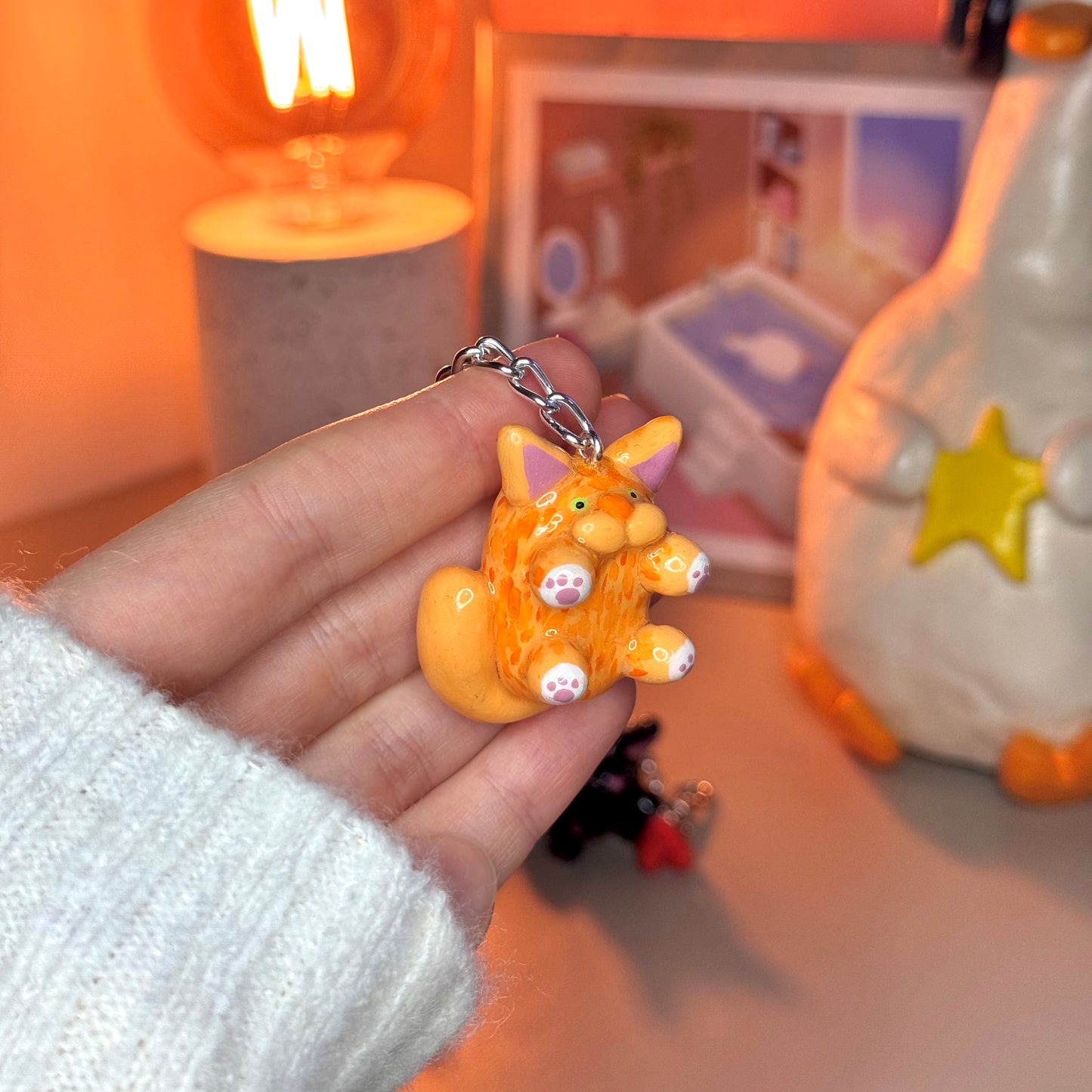 Kitty keychain