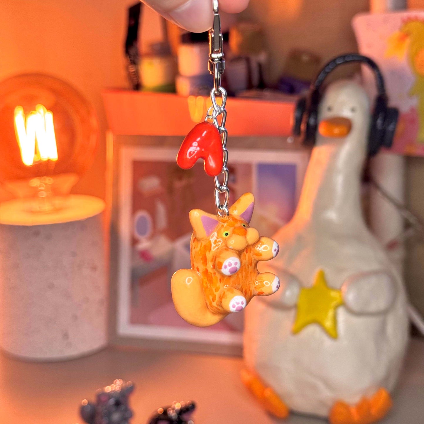 Kitty keychain