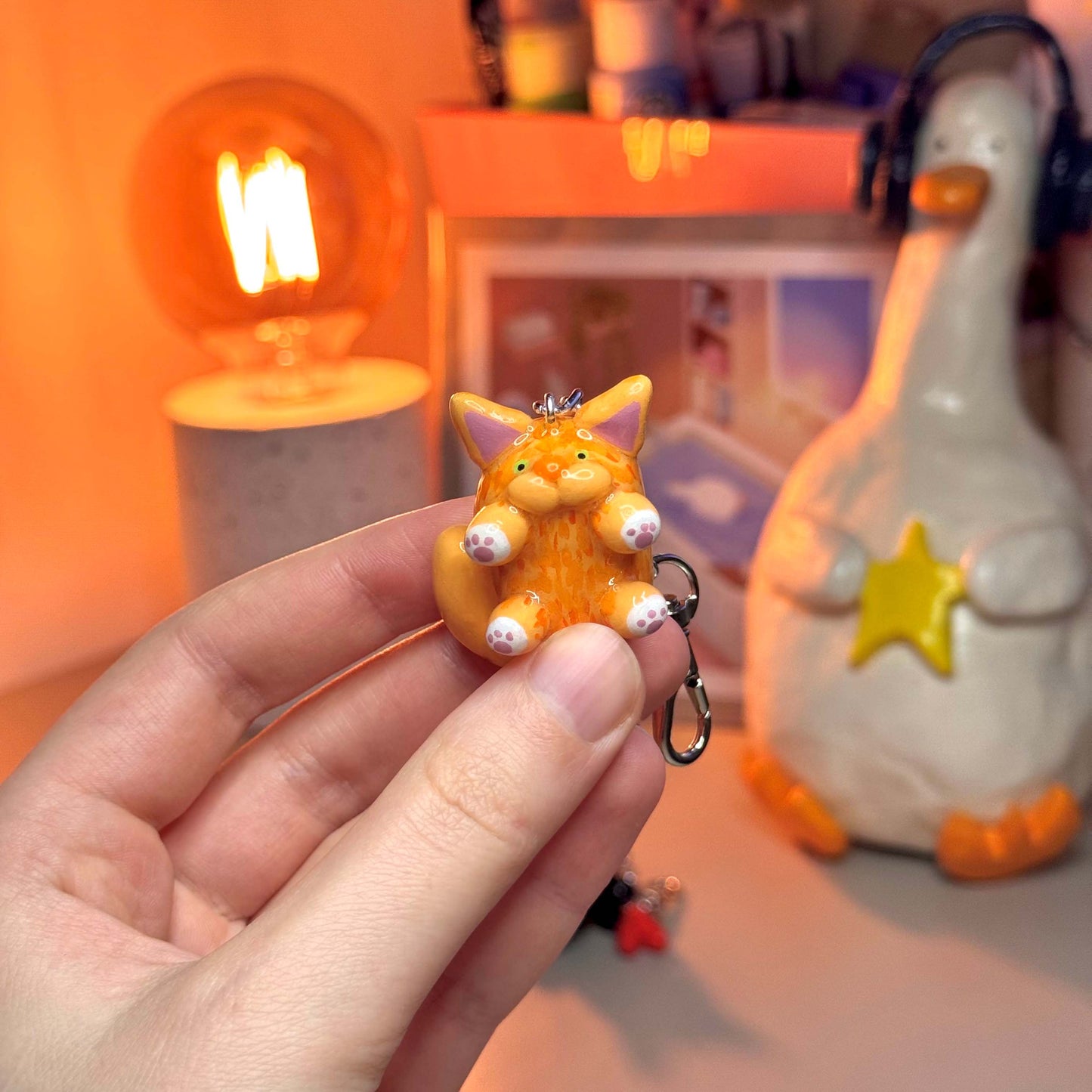 Kitty keychain