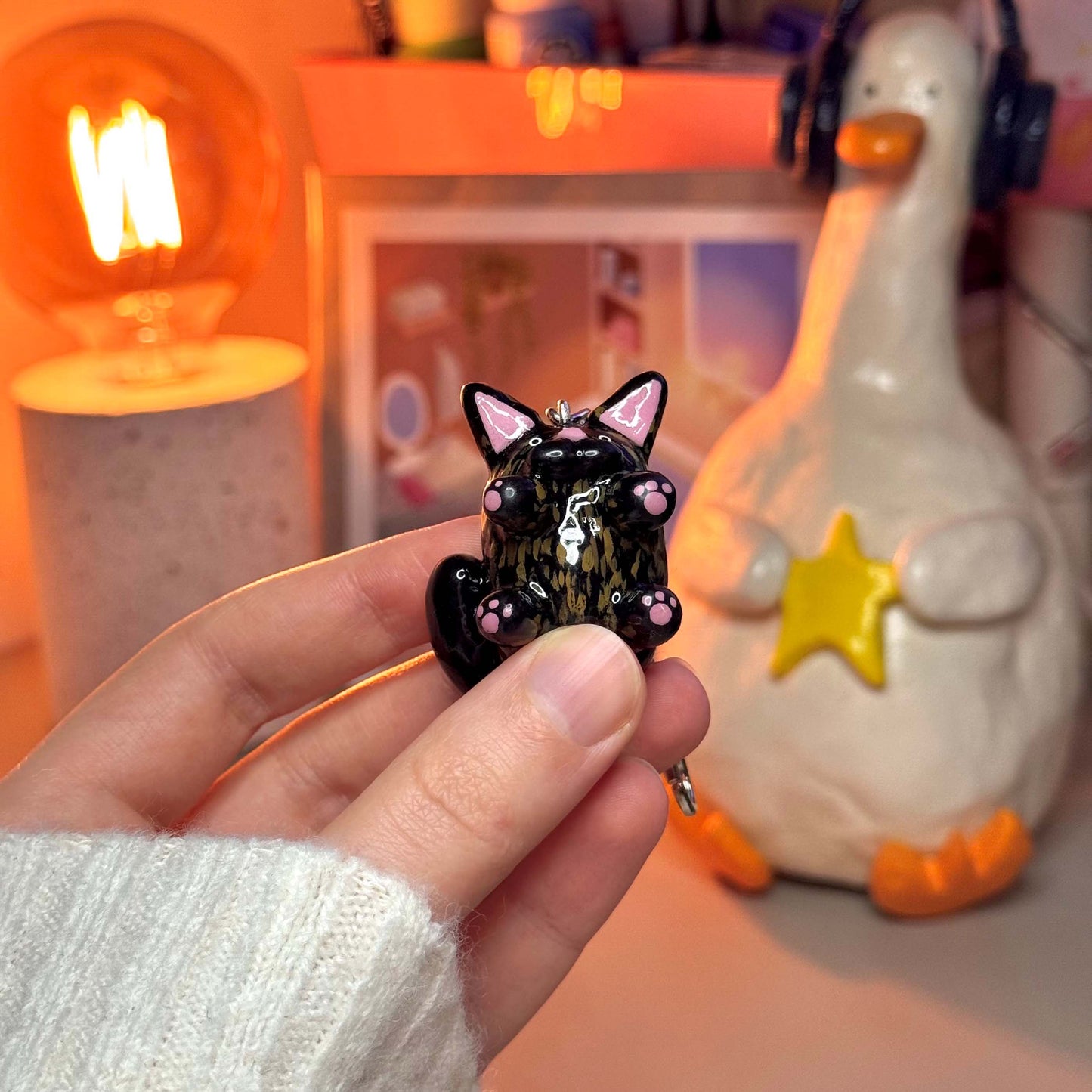 Kitty keychain