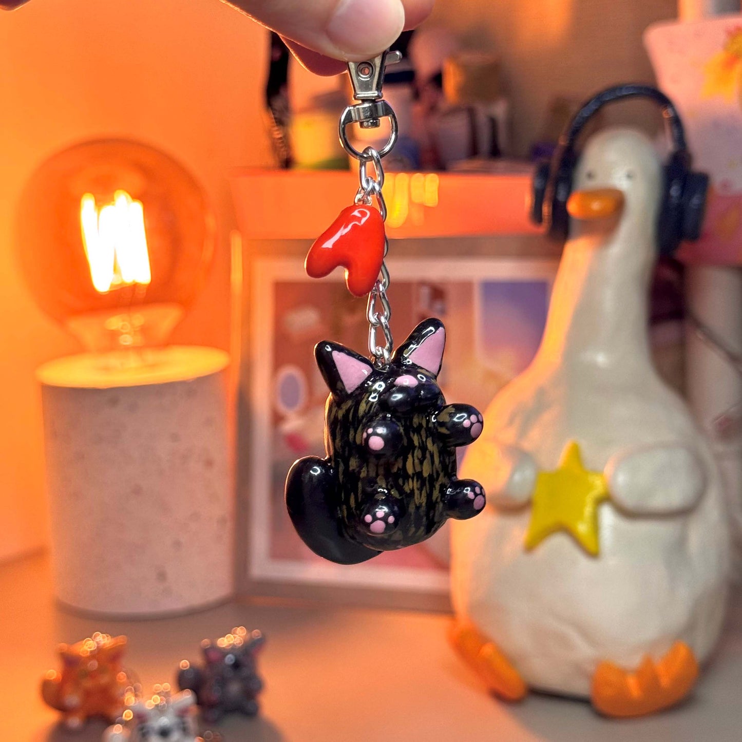 Kitty keychain