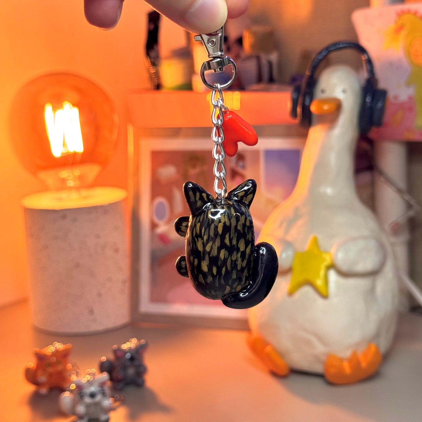 Kitty keychain