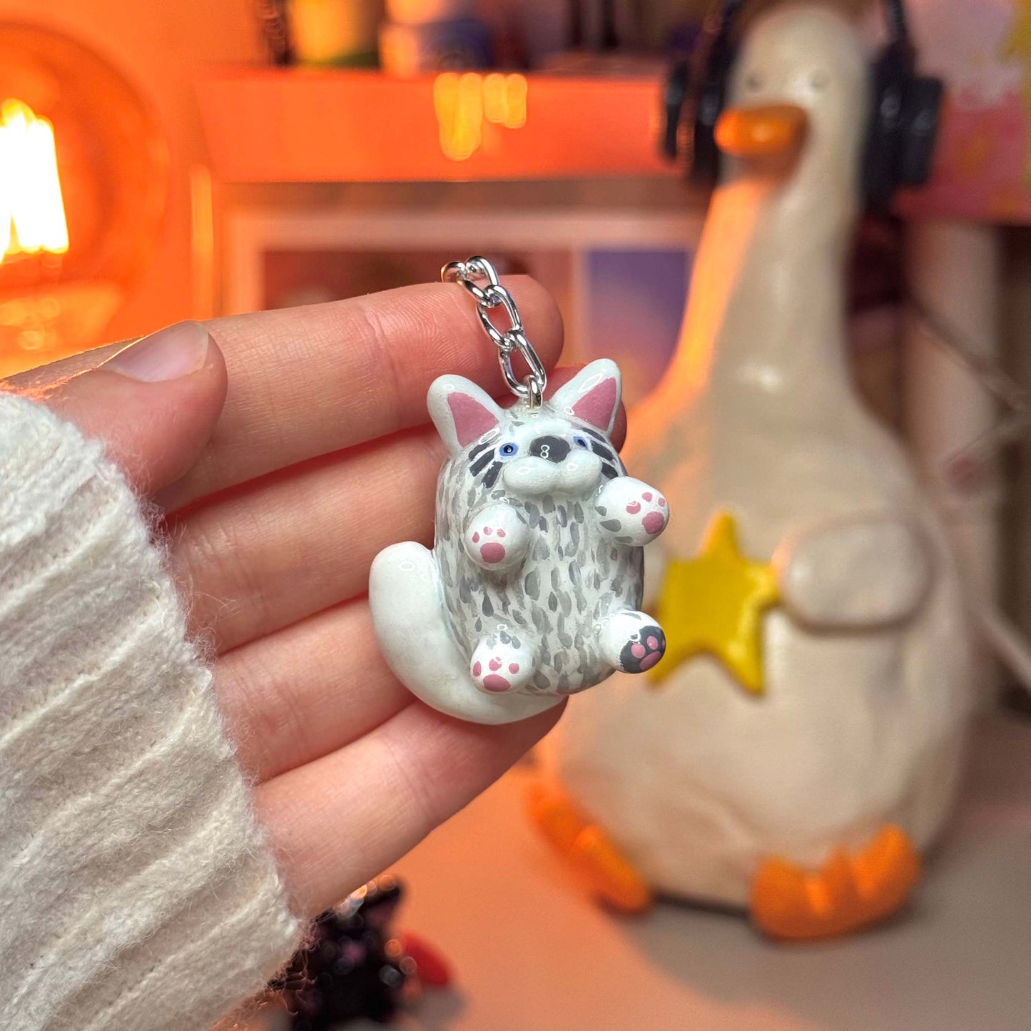 Kitty keychain