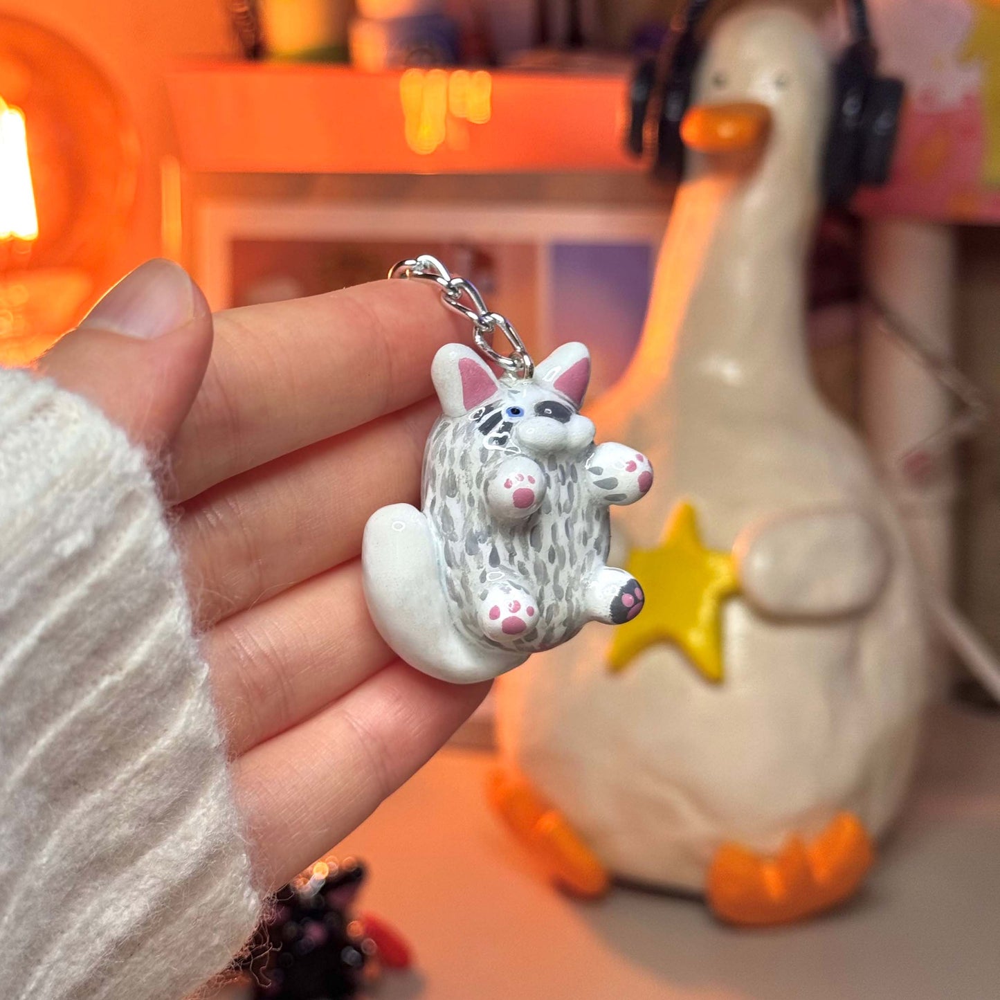 Kitty keychain