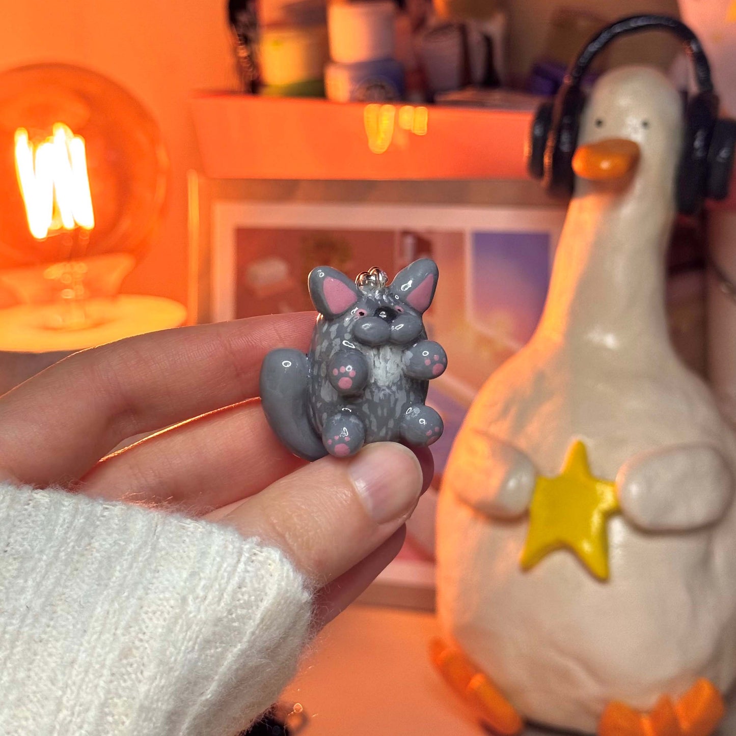 Kitty keychain