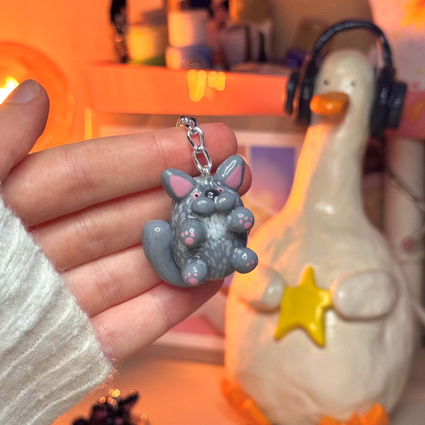 Kitty keychain