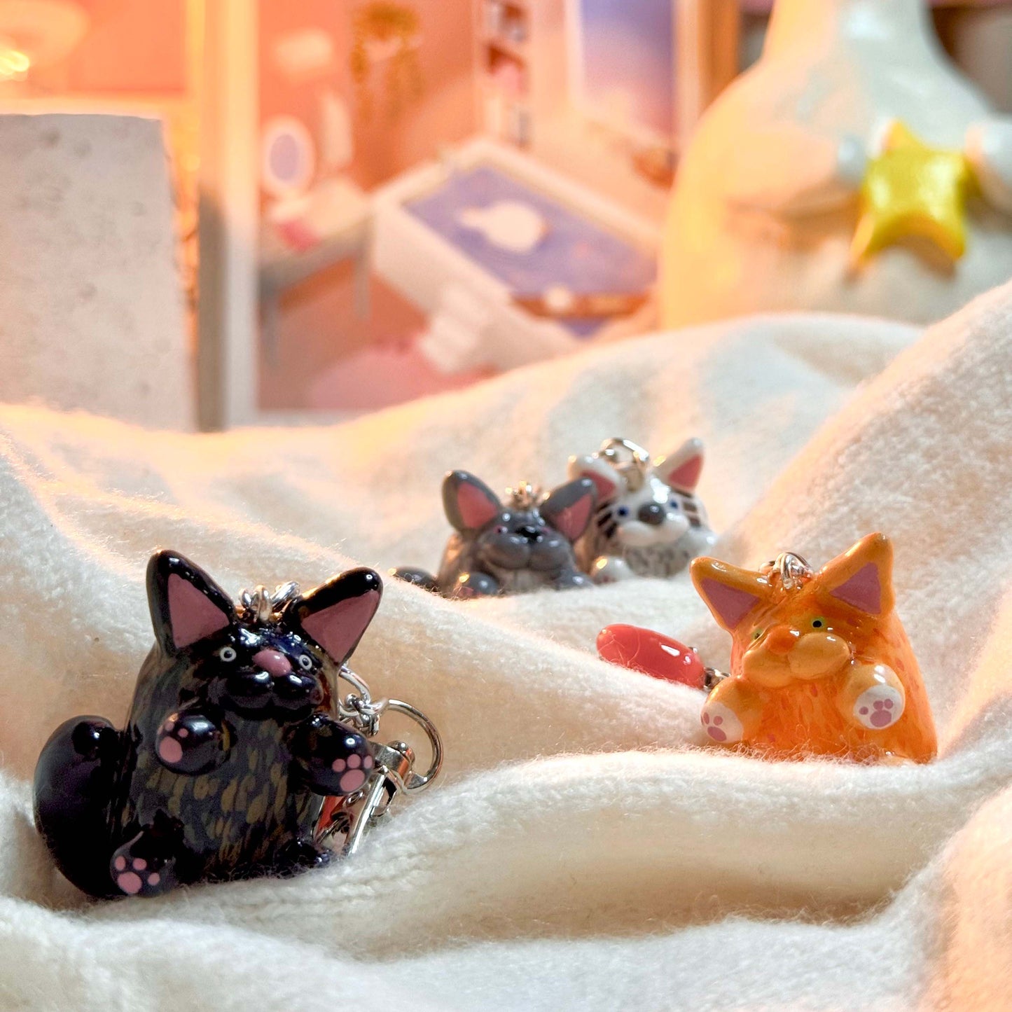 Kitty keychain