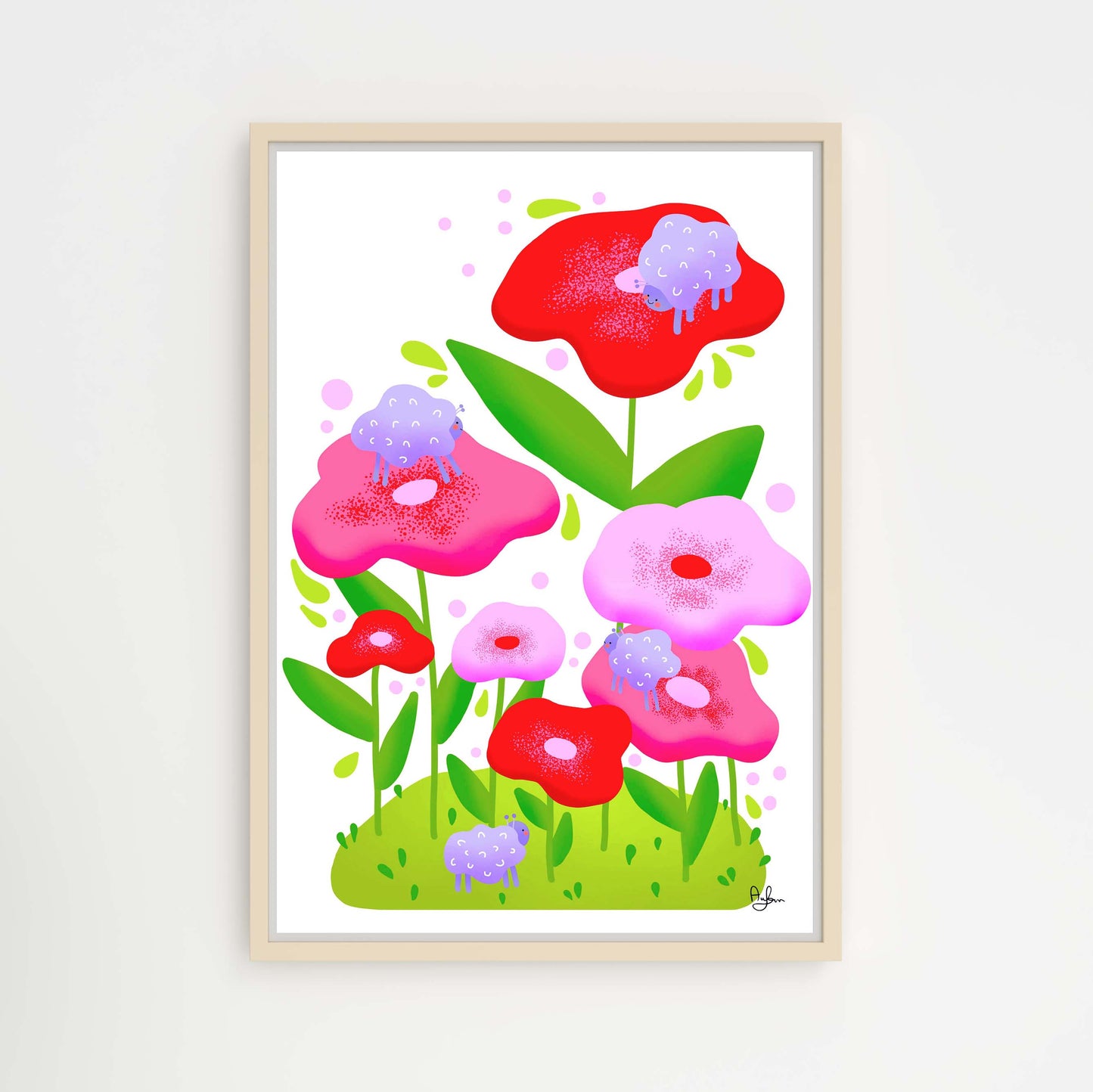 Sheep bees print