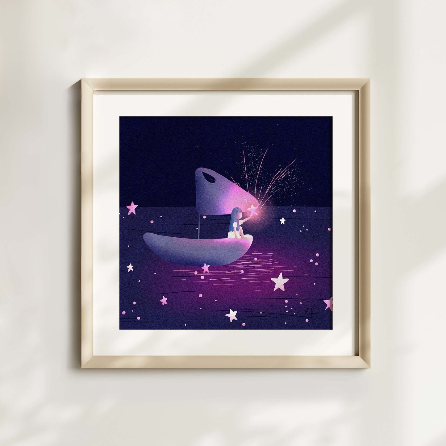 My wish star print