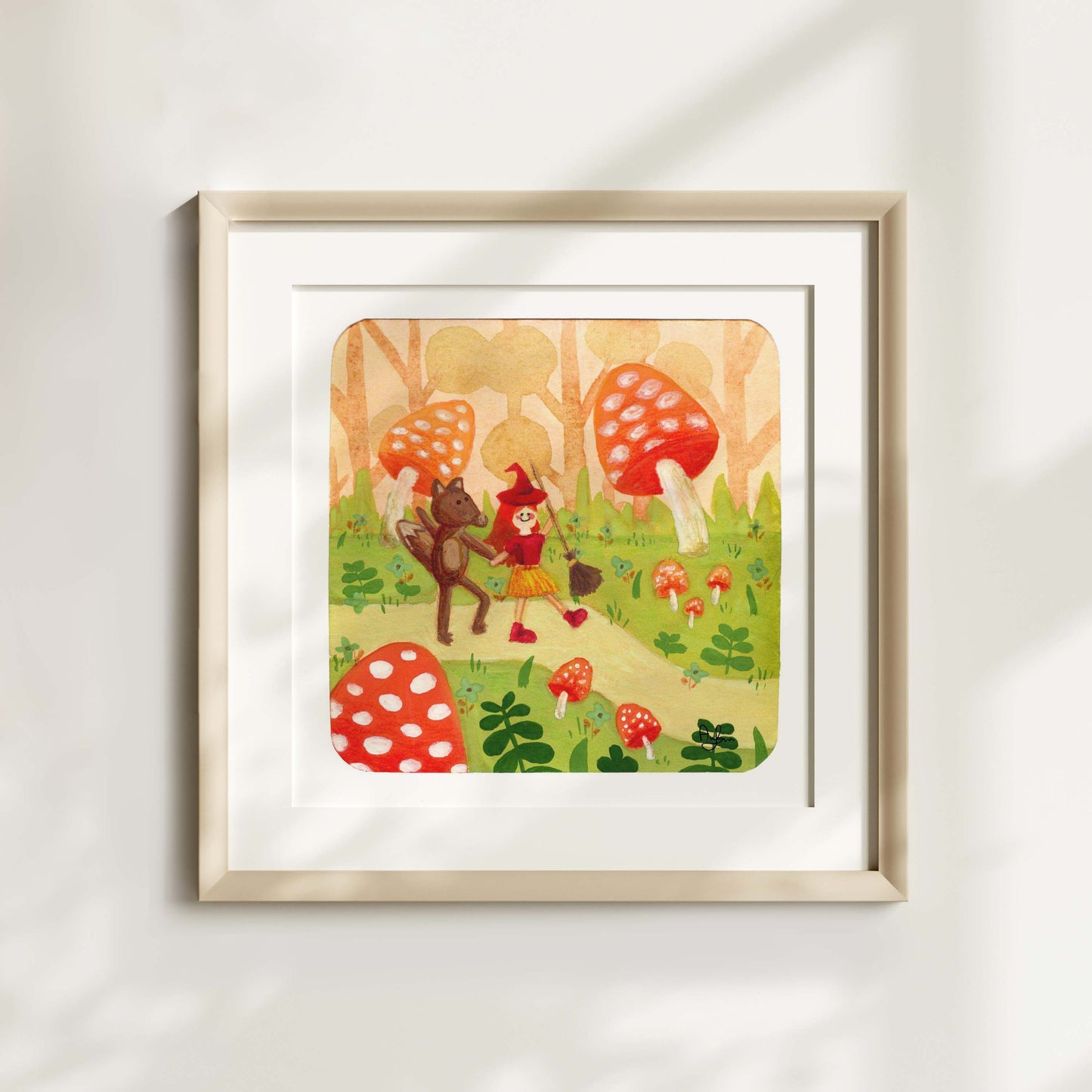 Forest witchy print