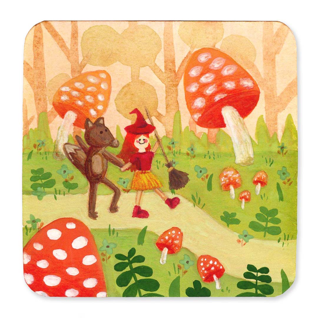 Forest witchy print