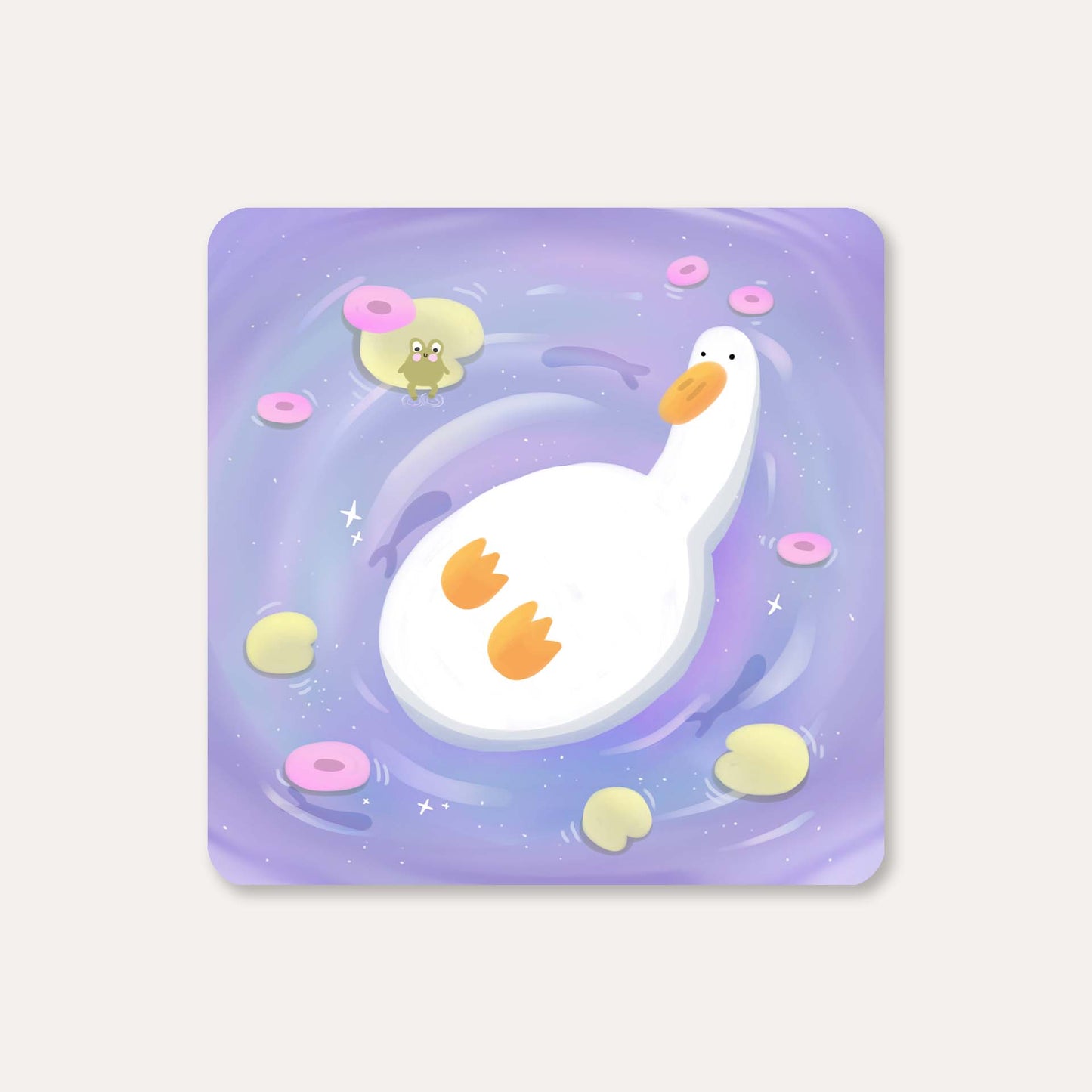 Magical pond sticker