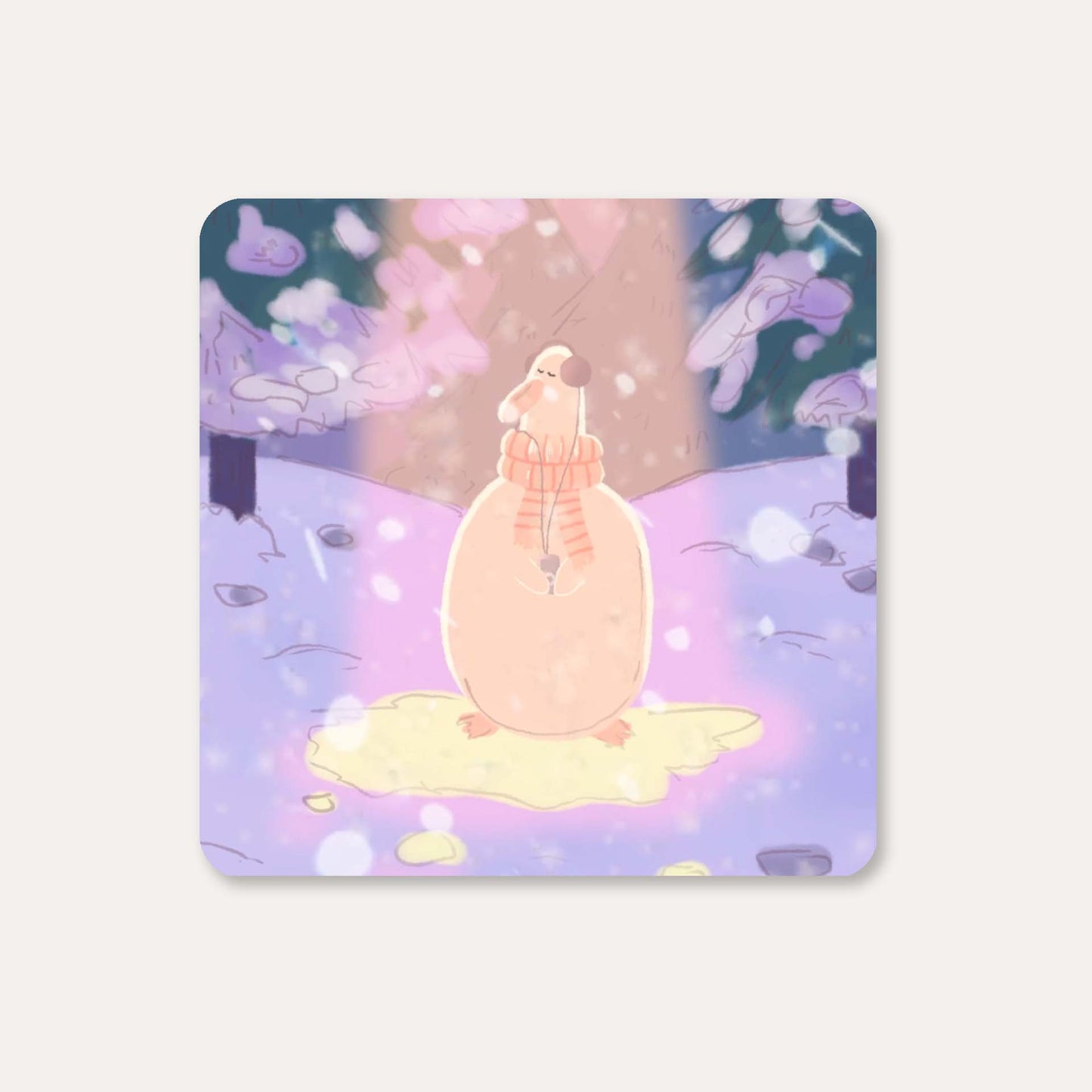 First snow sticker