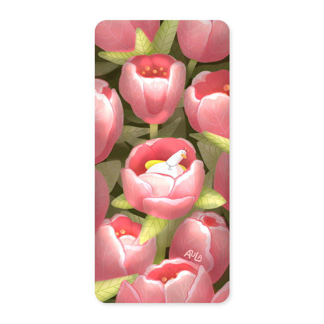 Keeper of tulips bookmark