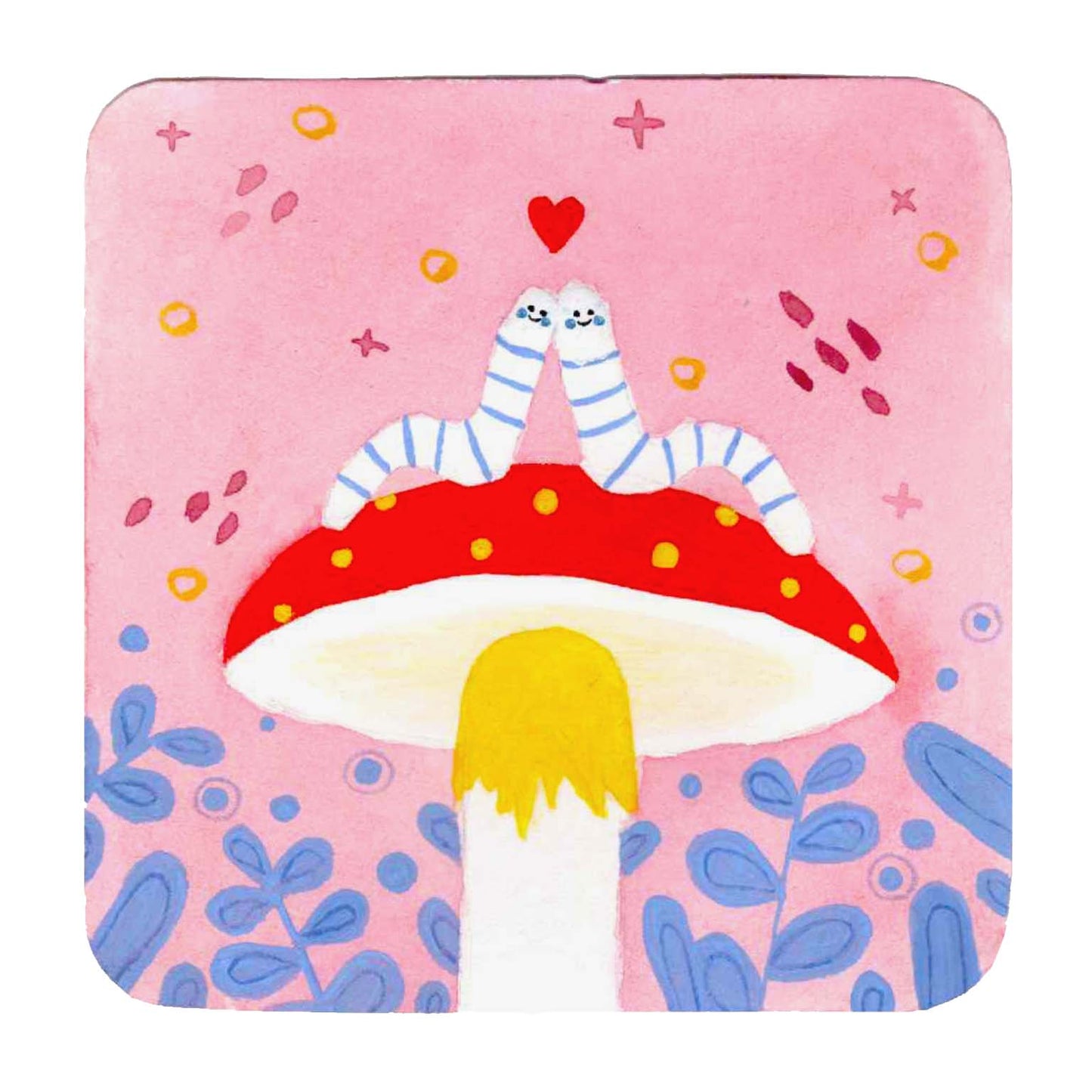 Worm love print