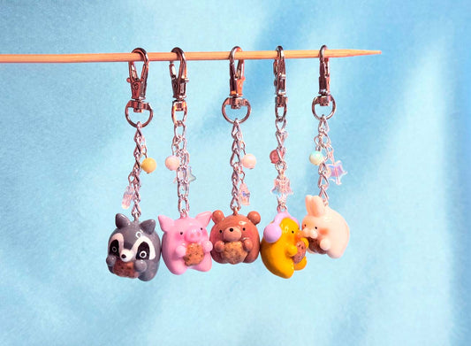Handmade animal keychains
