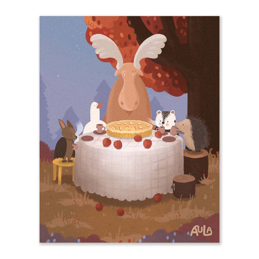 Autumn table print