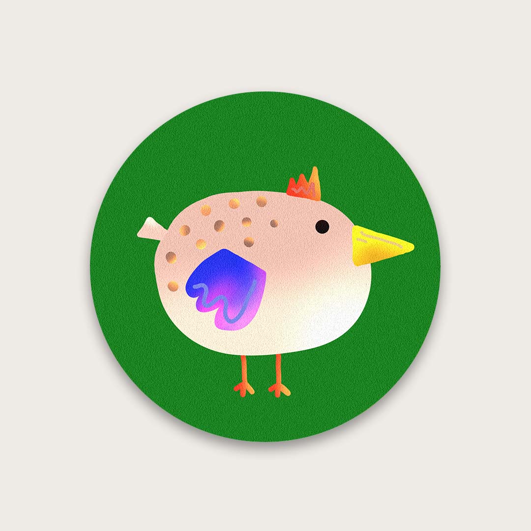 Rooster sticker – Aula design