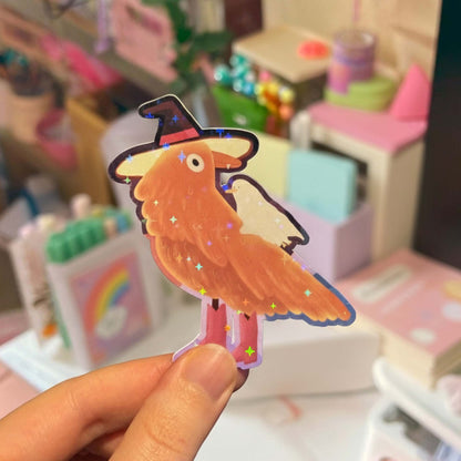 Halloween crow sticker